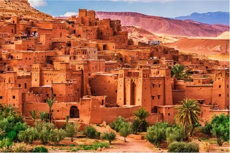 Combiné circuit et hôtel Coralia Le Sud Marocain en 4x4 & Extension Club Eldorador Kenzi Agdal Medina marrakech Maroc