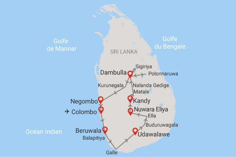 Carte itinéraire