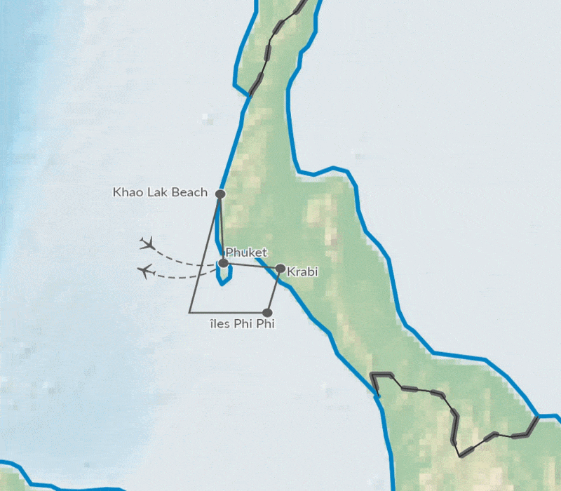 Circuit Joyaux de la Thaïlande du Sud phuket Thailande
